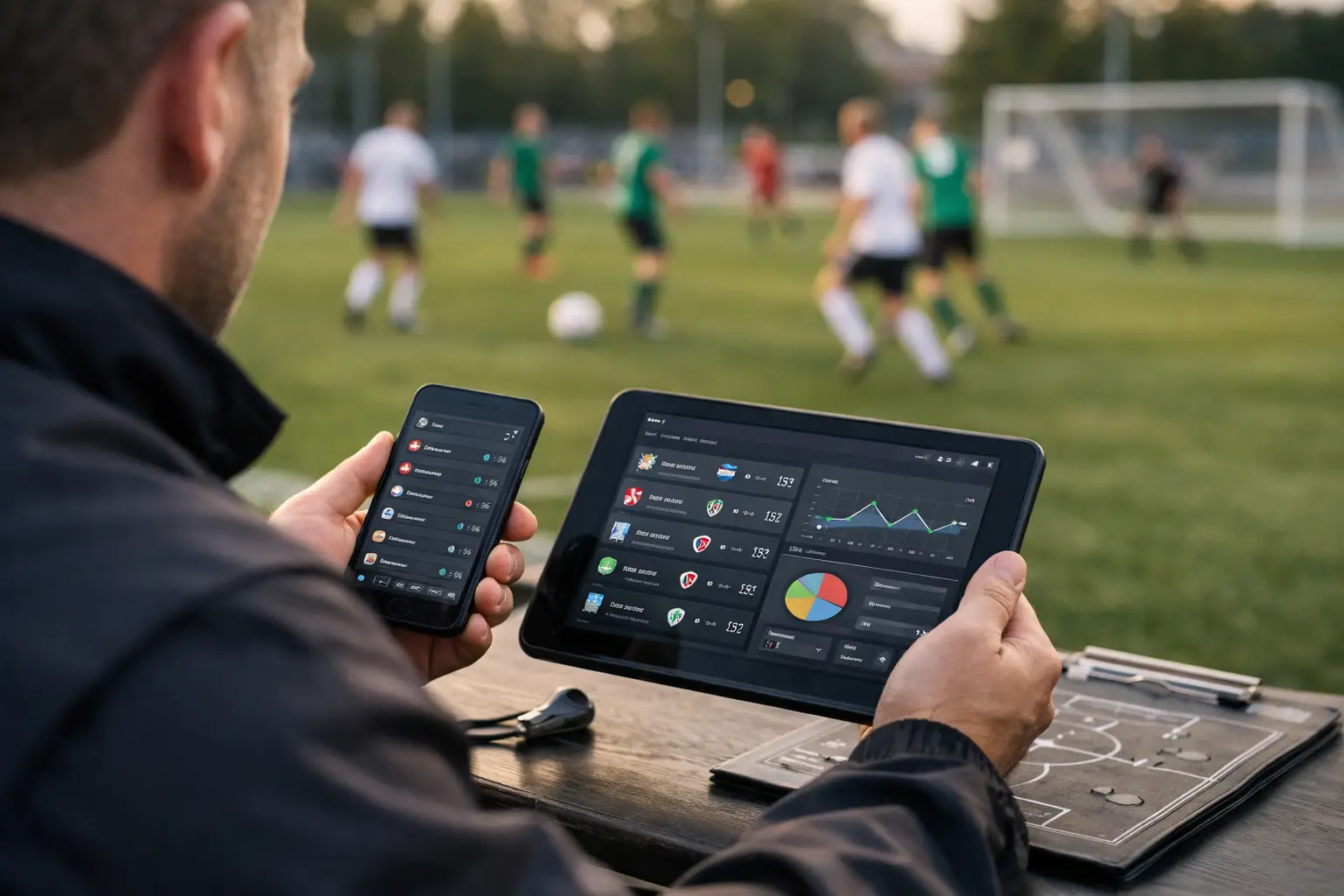 Kamphistorikk fotball app for trenere