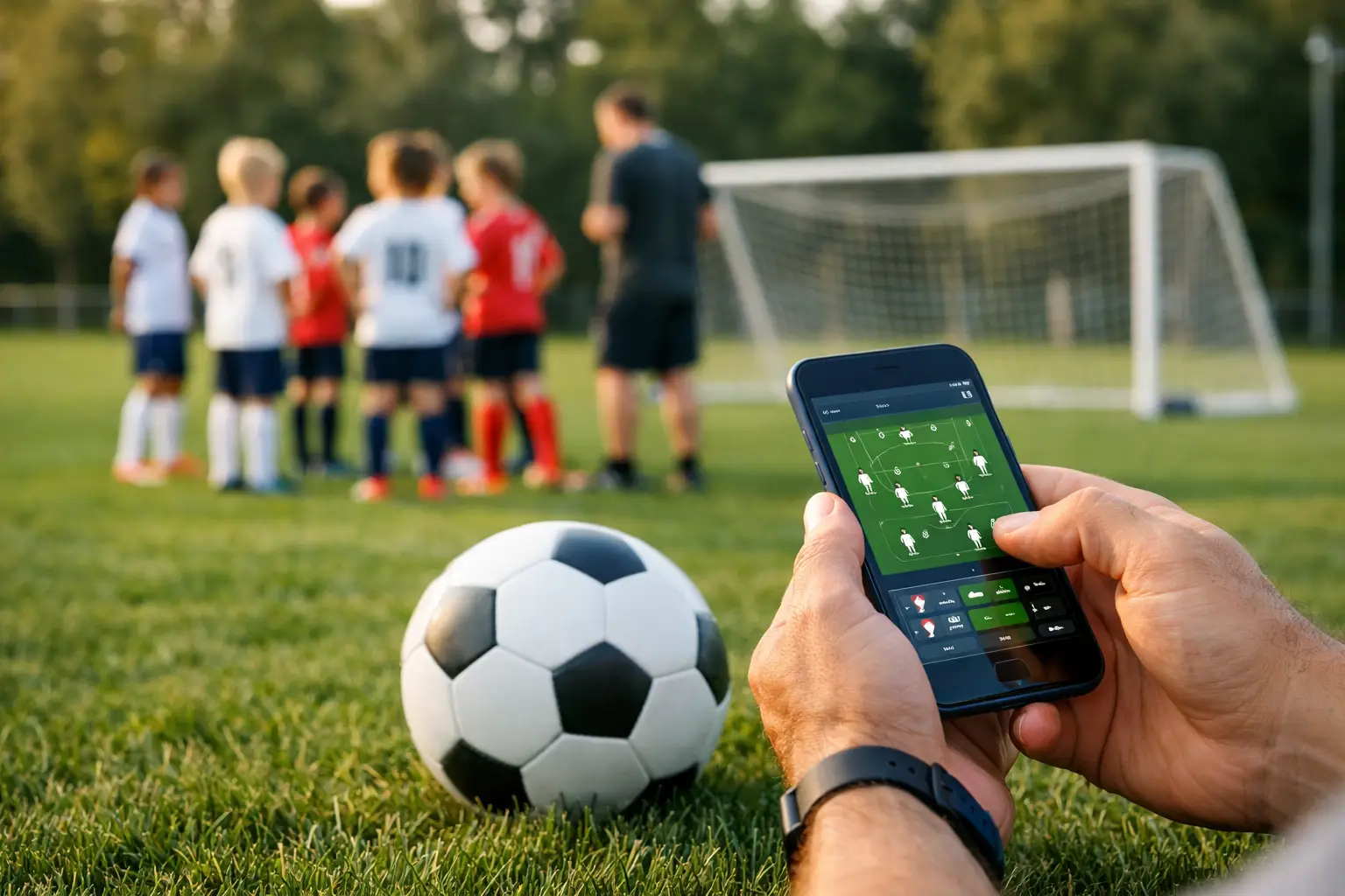 App for spilletid fotball som fungerer